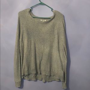 Madewell slit back sweater